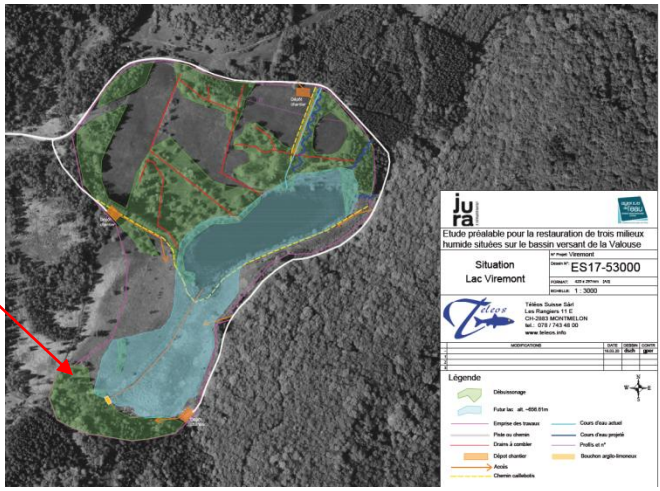 carte des travaux Viremont