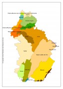 Carte des bassins versants